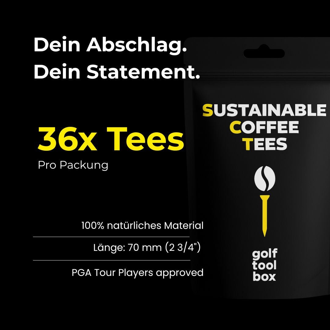 Coffee Tees – Golftees aus Kaffeesatz