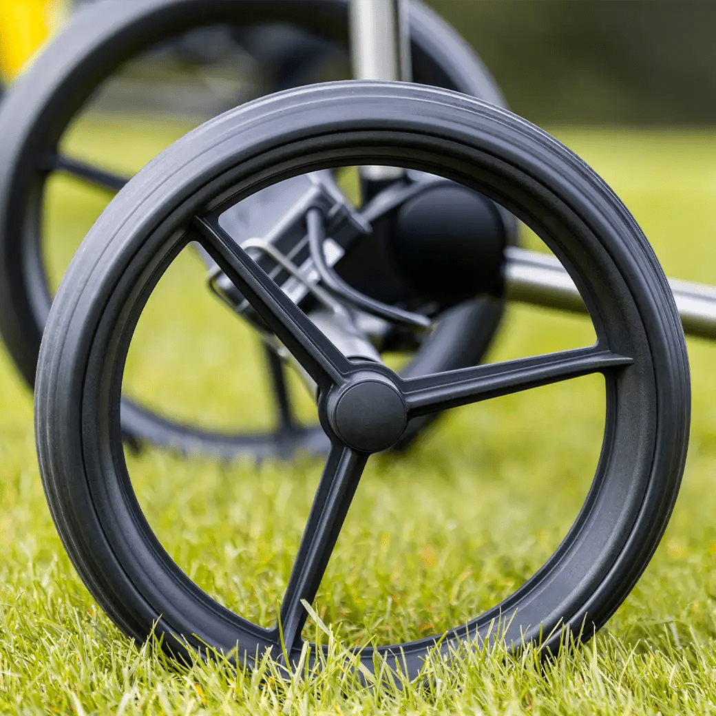 GolfQuant 1e Y Leichtlaufräder, Nahaufnahme