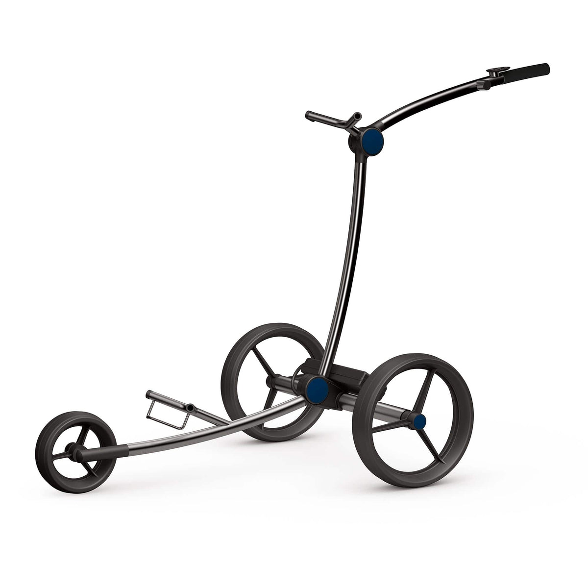 GolfQuant 2e Titan-Elektrocaddy in Marineblau