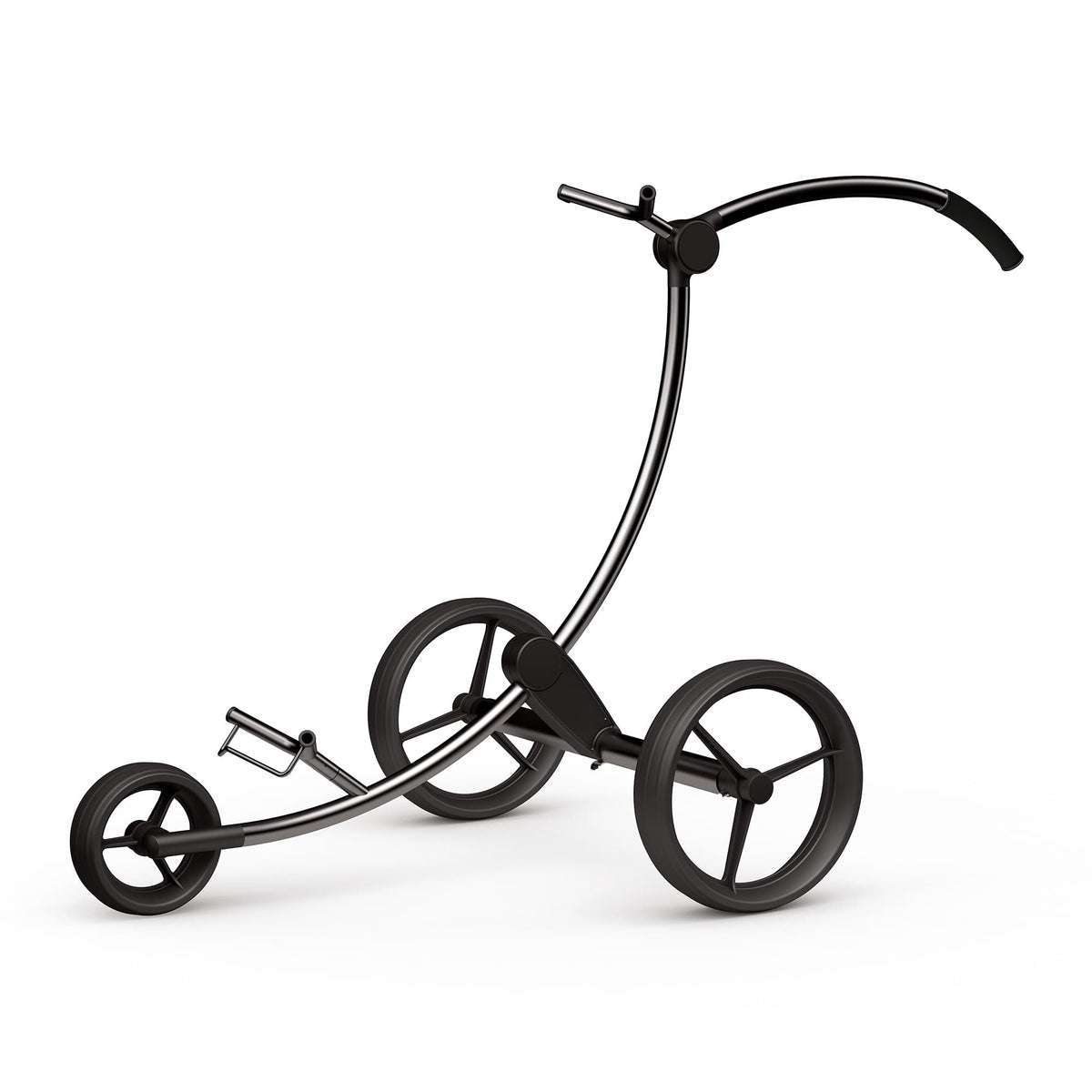 GolfQuant 3eco Titan-Schiebecaddy in Tiefschwarz