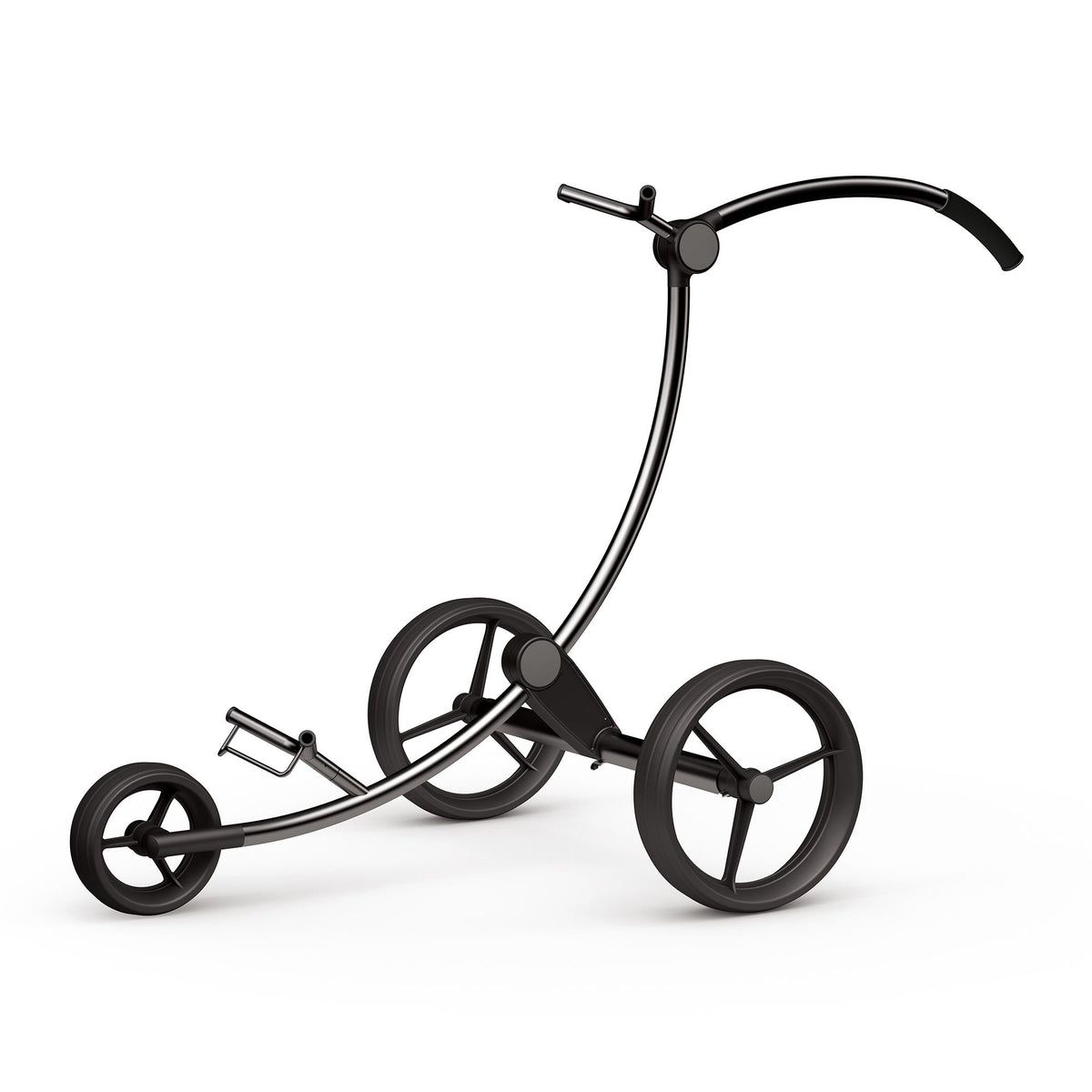 GolfQuant 3eco Titan-Schiebecaddy in Titangrau