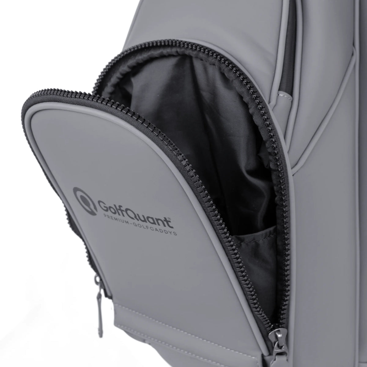 GolfQuant Cart Bag Seitentasche mit regendichtem Reißverschluss