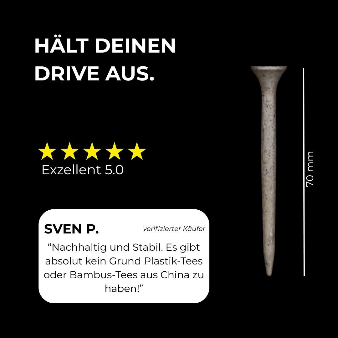 Coffee Tees – Golftees aus Kaffeesatz