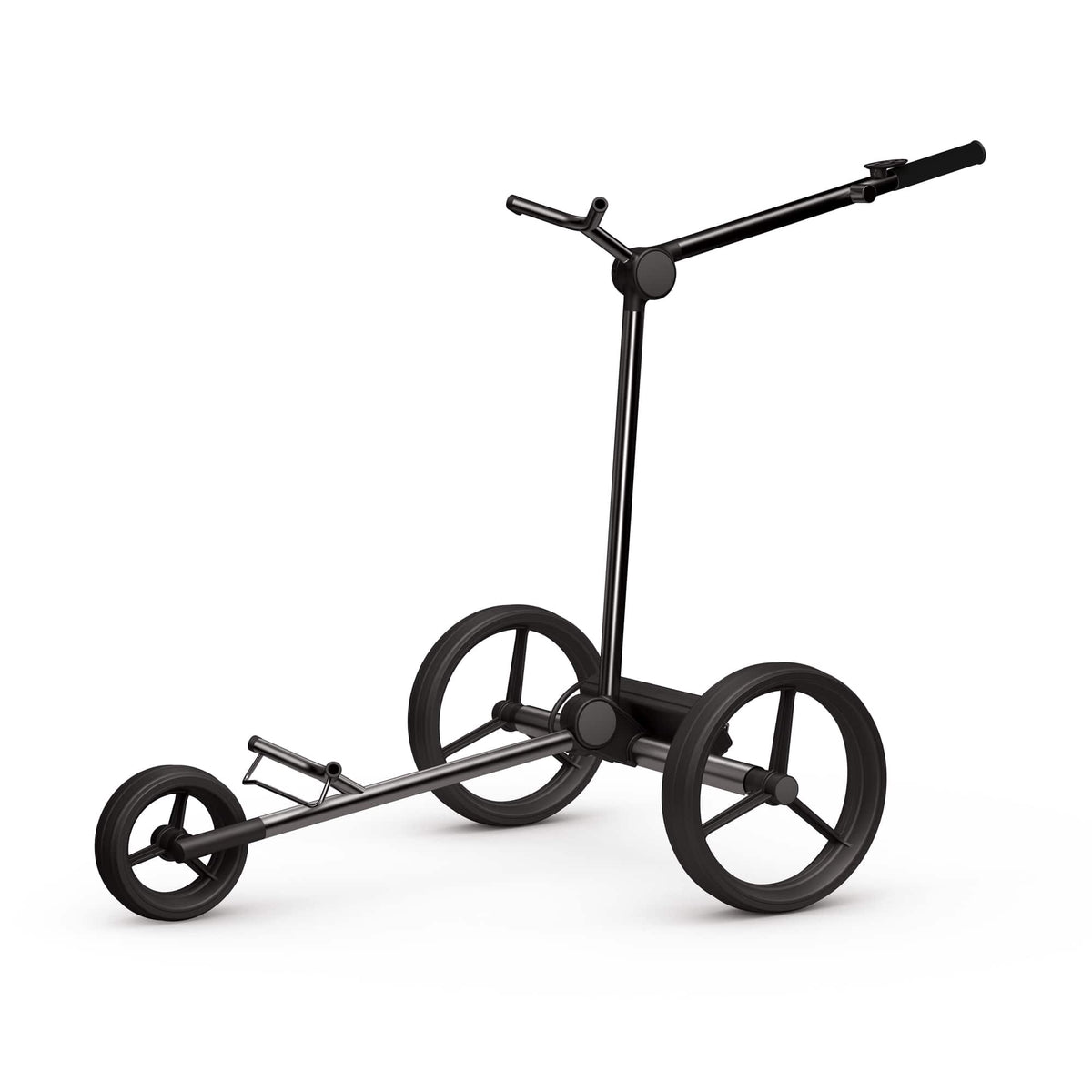 GolfQuant 1e Titan-Elektrocaddy in Titangrau