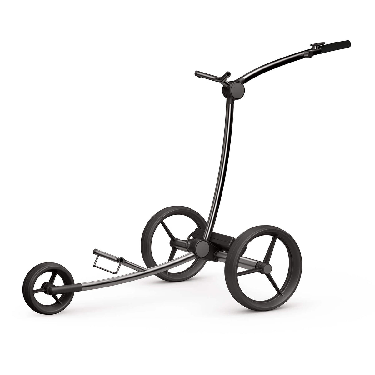 GolfQuant 2e Titan-Elektrocaddy in Titangrau