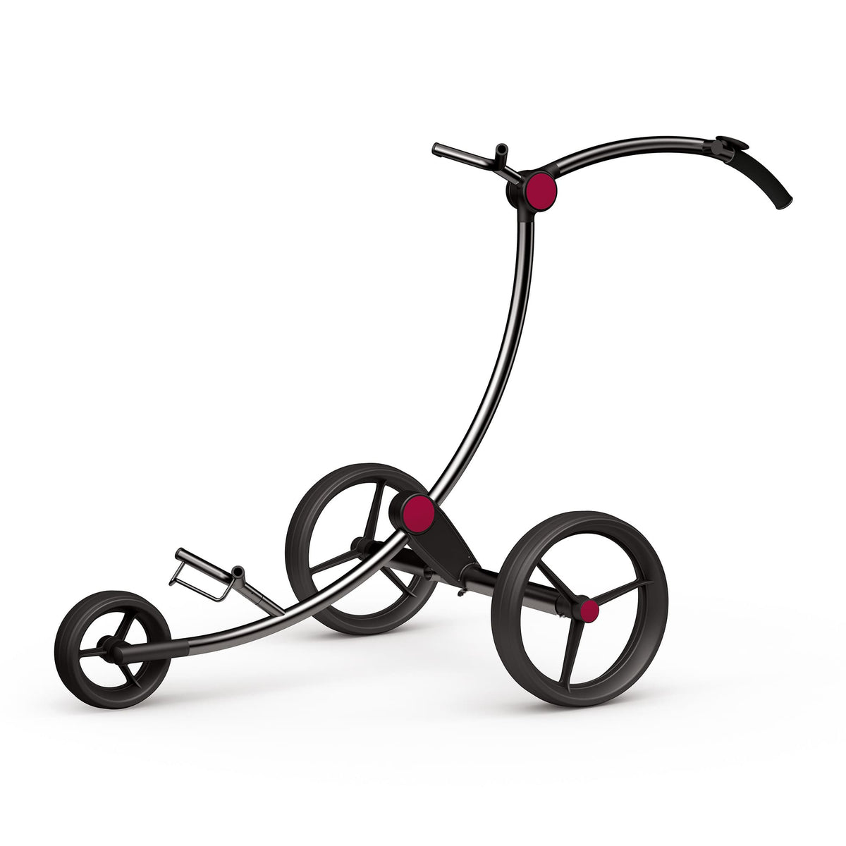 GolfQuant 3e Titan-Elektrocaddy in Brandrot