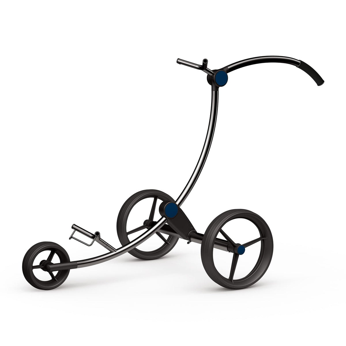 GolfQuant 3eco Titan-Schiebecaddy in Marineblau