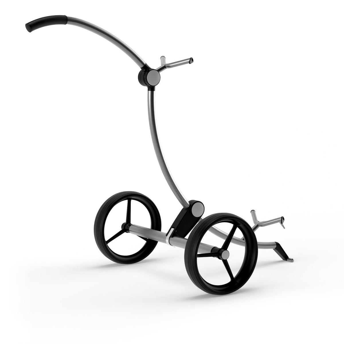GolfQuant 3s Zieh-Trolley aufgebaut